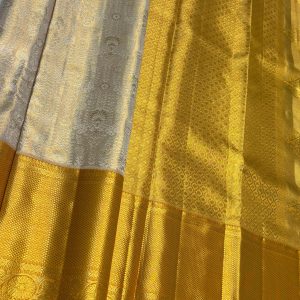 Kanchipuram Pure Handloom Silk/Pattu Saree, certified hologram - Image 3