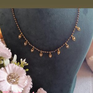 CZ LEAF DETAIL MANGALSUTRA - Image 4