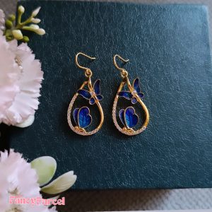 BUTTERFLY DROP EARRINGS - Image 1