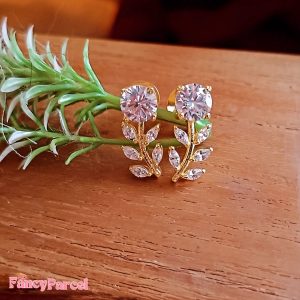 LEAF DESIGN EARRINGS - Image 2