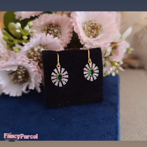 CHARMING FLORAL ACCENT EARRINGS - Image 2