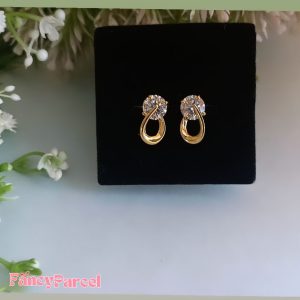 SINGLE DIAMOND EARRING - Image 2