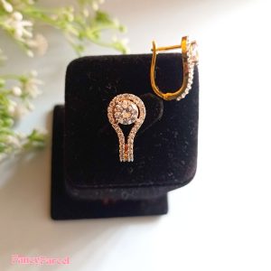 PORTUGUESE DIAMOND AND HALO BALI EARRINGS - Image 2
