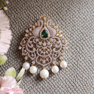 EMERALD AND PEARL PENDENT - Image 3