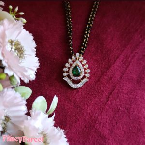 EMERALD PENDANT MANGALSUTRA - Image 4