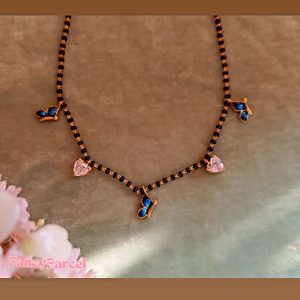 CHARMING BUTTERFLY AND HEART MANGALSUTRA - Image 2