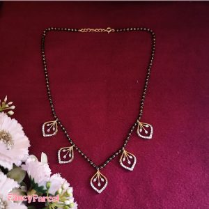 DELICATE LEAF DESIGN MANGALSUTRA - Image 4