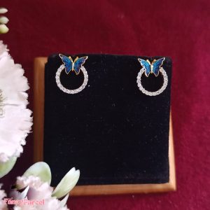 BUTTERFLY CHARMED EARRINGS - Image 3