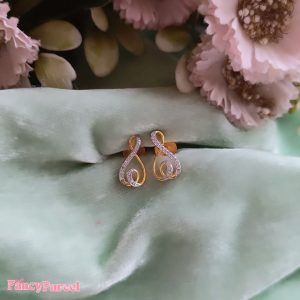 ELEGANT SWIRL DROP EARRINGS - Image 1