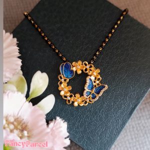 CHARMING BUTTERFLY PENDANT MANGALSUTRA - Image 1