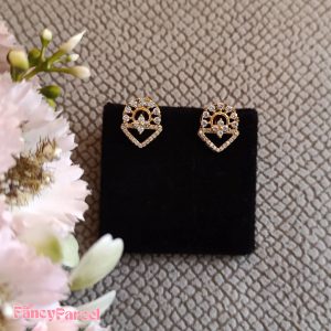 CHIC CRYSTAL-ACCENTED DROP EARRINGS - Image 4