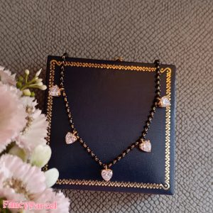 HEART-SHAPED PENDANT MANGALSUTRA - Image 1