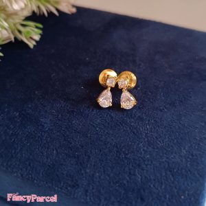 PEAR-SHAPED DROP EARRINGS - Image 1