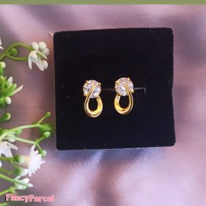 SINGLE DIAMOND EARRING - Image 1