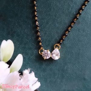CHARMING DOUBLE STONE MANGALSUTRA - Image 1