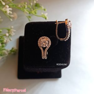 PORTUGUESE DIAMOND AND HALO BALI EARRINGS - Image 1