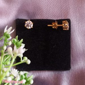 SOLITAIRE STUD | EARRINGS - Image 3