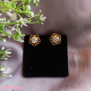 SUNFLOWER STUD EARRINGS - Image 2