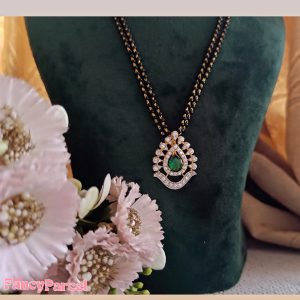 EMERALD PENDANT MANGALSUTRA - Image 3