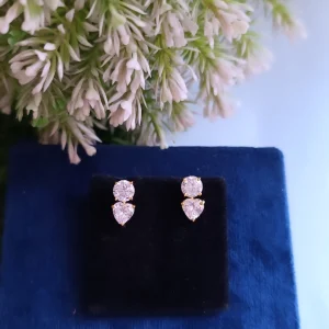 ELEGANT BLOOMING FLOWER STUD EARRINGS - Image 2