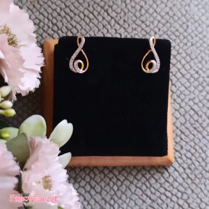 ELEGANT SWIRL DROP EARRINGS - Image 4