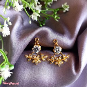 ELEGANT LEAF EARRINGS EARRINGS - Image 3