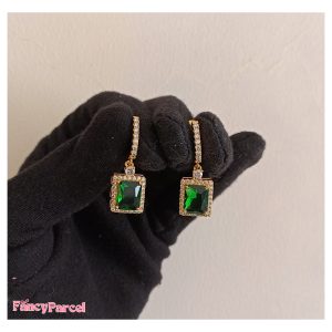 EMRALD & RUBY BALI EARRINGS - Image 2