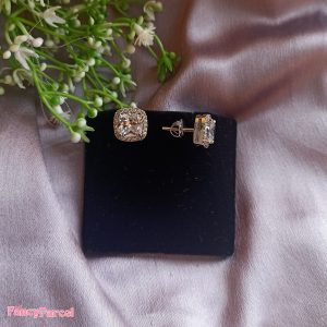 SOLITAIRE STUD| EARRINGS - Image 2