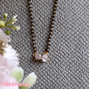 CHARMING DOUBLE STONE MANGALSUTRA - Image 4