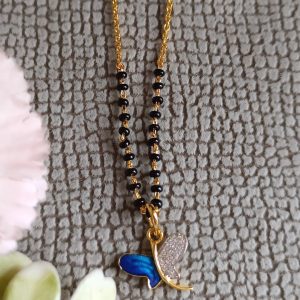BUTTERFLY DESIGN MANGALSUTRA - Image 4