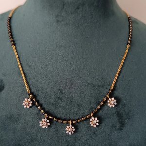 FANCY FLOWER MANGALSUTRA - Image 1
