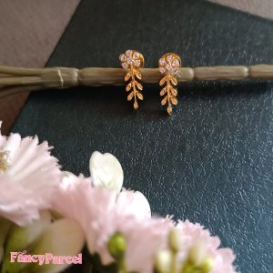 FLOWER LEAF EARRINGS - Image 5