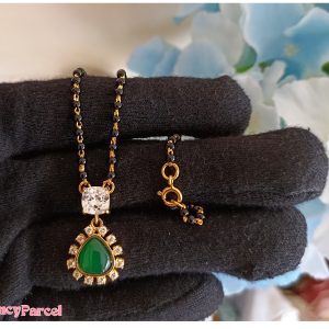 BLACK BEADS MANGALSUTRA - Image 1