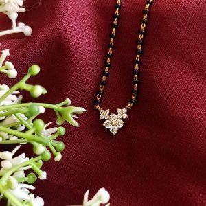 BLACK BEADS MANGALSUTRA | 925 STERLING SILVER - Image 3